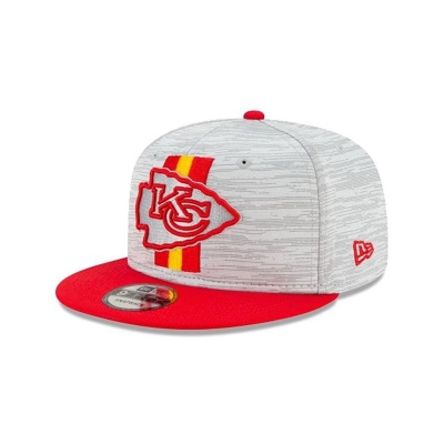 Kansas City Chiefs Gorra | New Era Official NFL Training 9fifty Snapback Cap Mexico - Rojos